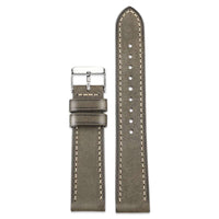 Thumbnail for Badalassi Carlo Waxed Cowhide Leather Watch Strap With Contrasting Cream Stitching