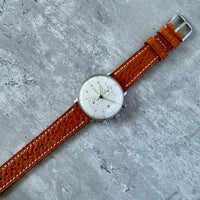 Thumbnail for Buffalo Embossed Nappa Leather Watch Strap