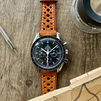 Thumbnail for Enzo Genuine Italian Perforated Rally Racing Watch Strap