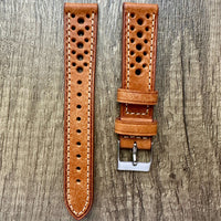 Thumbnail for Enzo Genuine Italian Perforated Rally Racing Watch Strap