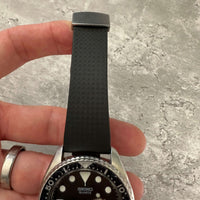 Thumbnail for FKM Precision- Black Rubber CTS Watch Strap – Precise Fit, Uncompromising Comfort