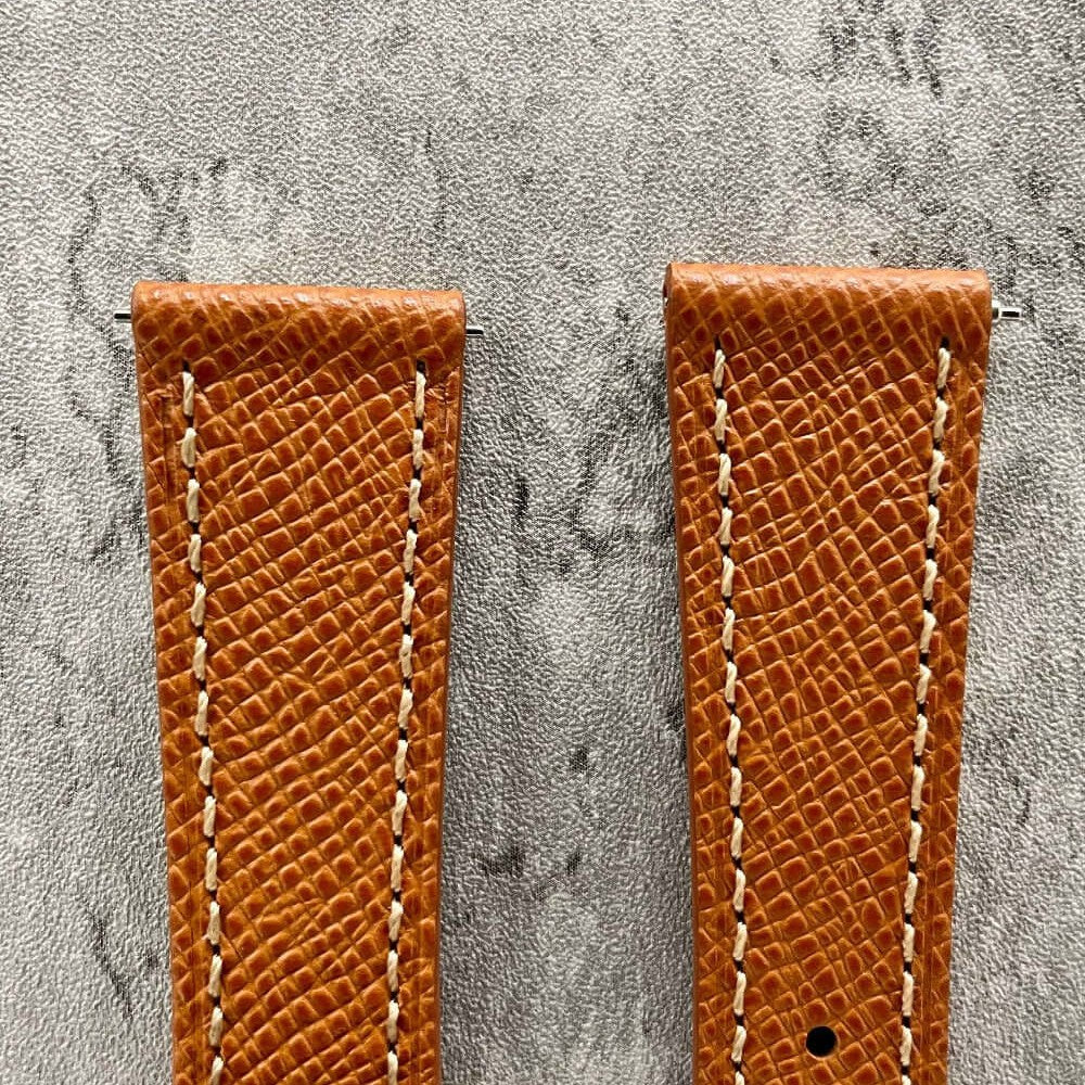 Epsom Calfskin Handmade Leather Watch Strap