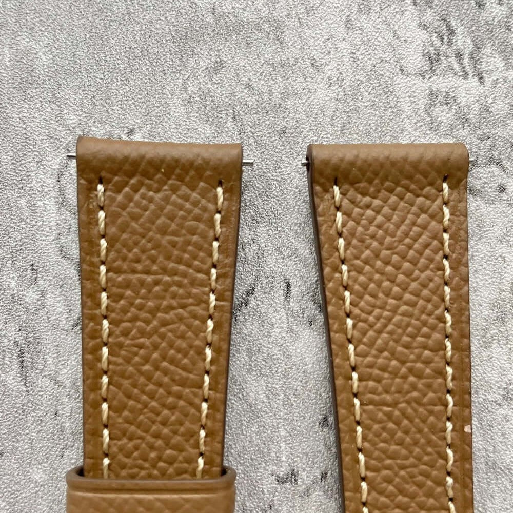 Epsom Calfskin Handmade Leather Watch Strap
