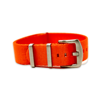 Thumbnail for Premium Thick Woven Military Style Watch Strap - Orange