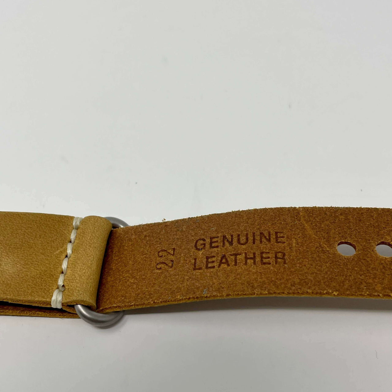 Italian Crazy Horse Leather Military Style Watch Straps