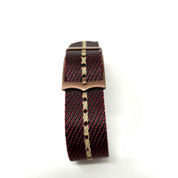 Thumbnail for Tudor Style Fabric Knit Single Pass Military Style - Luxury Burgundy and Gold