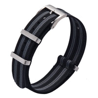 Thumbnail for Classic Military Style Watch Strap- Ribbed