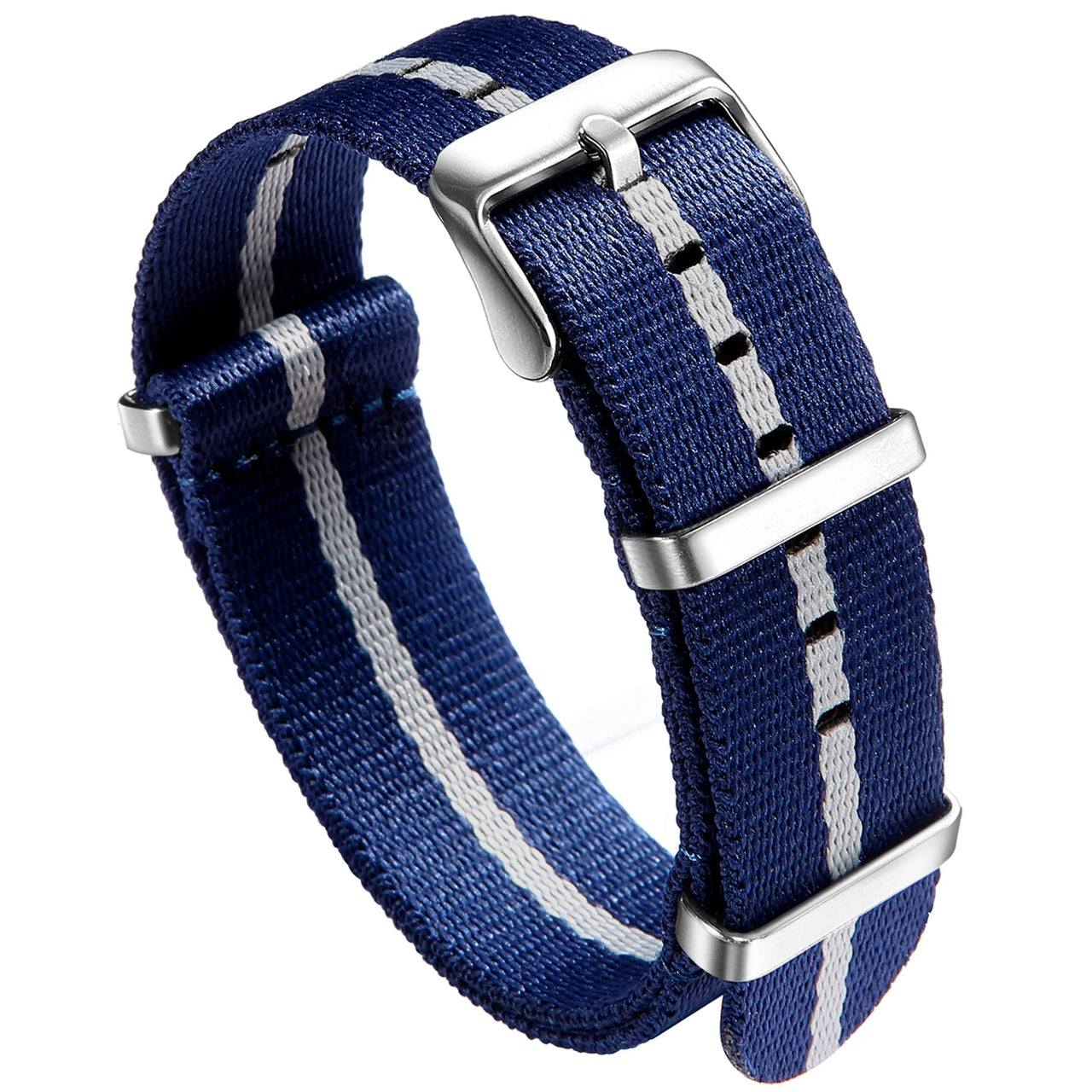 Seatbelt Military Style Strap - Blue Sand