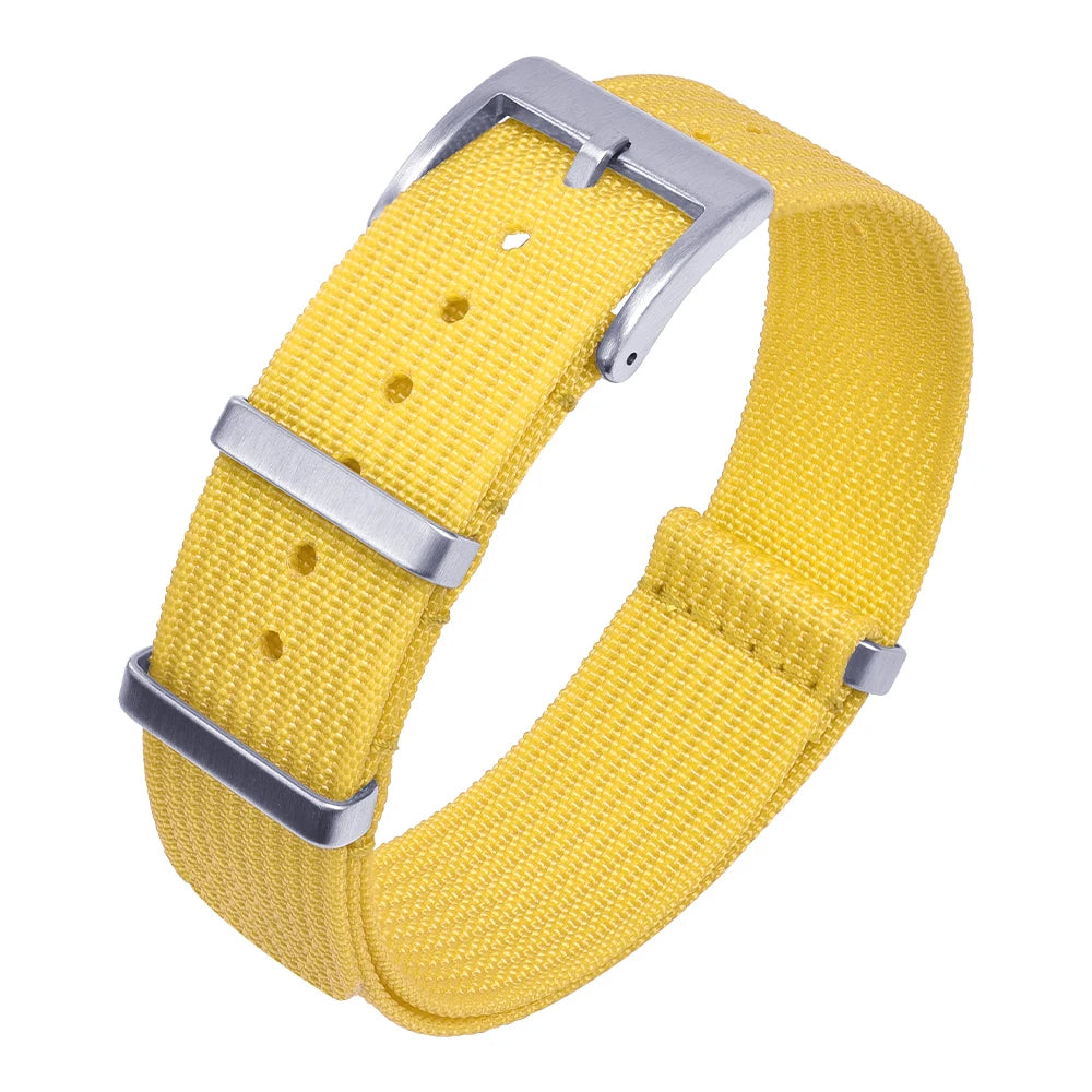 Classic Military Style Watch Strap- Ribbed