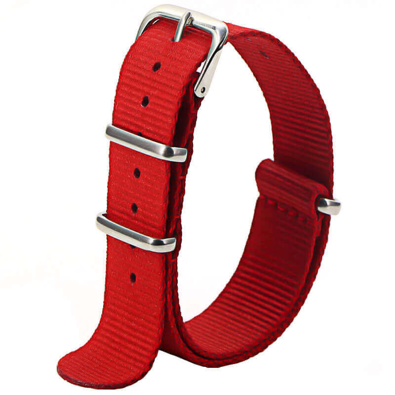 Classic Military Style Strap - Red