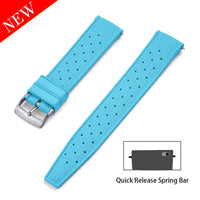 Thumbnail for Tropical Rubber FKM Watch Strap Teal Blue