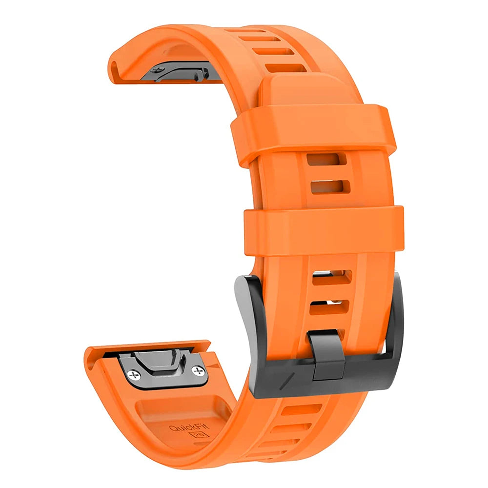 QuickFit 22mm 26mm Strap for Garmin Epix Gen 2 Silicone Watch Strap for Garmin Fenix 7 7X 5Plus 6XPro Enduro 2