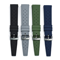 Thumbnail for Black Tropical FKM Rubber Watch Strap