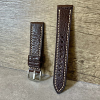 Thumbnail for Buffalo Embossed Nappa Leather Watch Strap