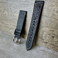 Thumbnail for Buffalo Embossed Nappa Leather Watch Strap