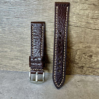 Thumbnail for Buffalo Embossed Nappa Leather Watch Strap