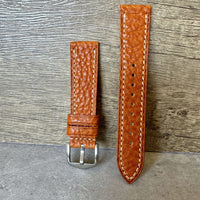 Thumbnail for Buffalo Embossed Nappa Leather Watch Strap