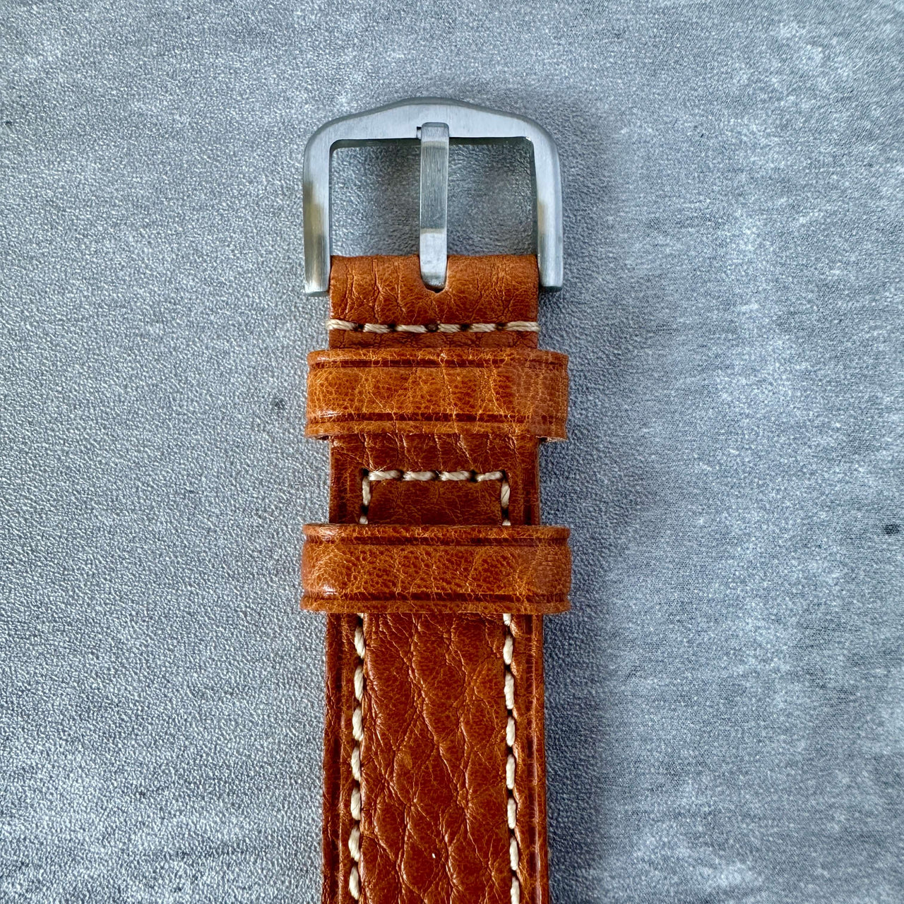 Buffalo Embossed Nappa Leather Watch Strap