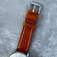Thumbnail for Buffalo Embossed Nappa Leather Watch Strap