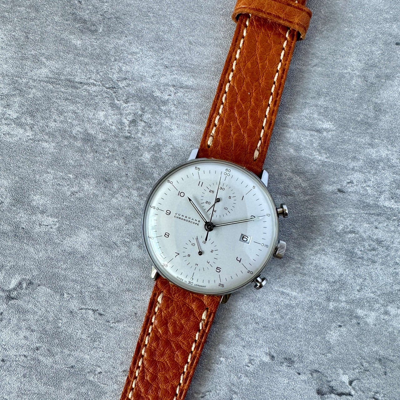Buffalo Embossed Nappa Leather Watch Strap