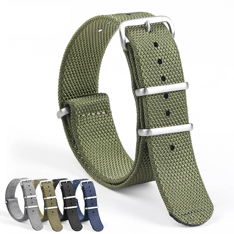 Elite Cross-Weave Military Watch Strap