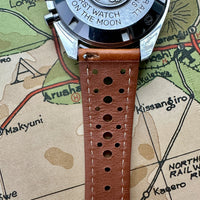Thumbnail for Enzo Genuine Italian Perforated Rally Racing Watch Strap