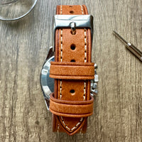 Thumbnail for Enzo Genuine Italian Perforated Rally Racing Watch Strap