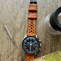 Thumbnail for Enzo Genuine Italian Perforated Rally Racing Watch Strap