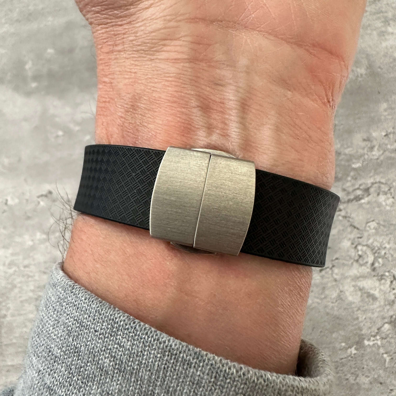 FKM Precision- Black Rubber CTS Watch Strap – Precise Fit, Uncompromising Comfort
