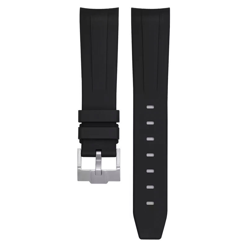 FKM Rubber Curved Watch Strap Rolex, Omega and Other Luxury Watches