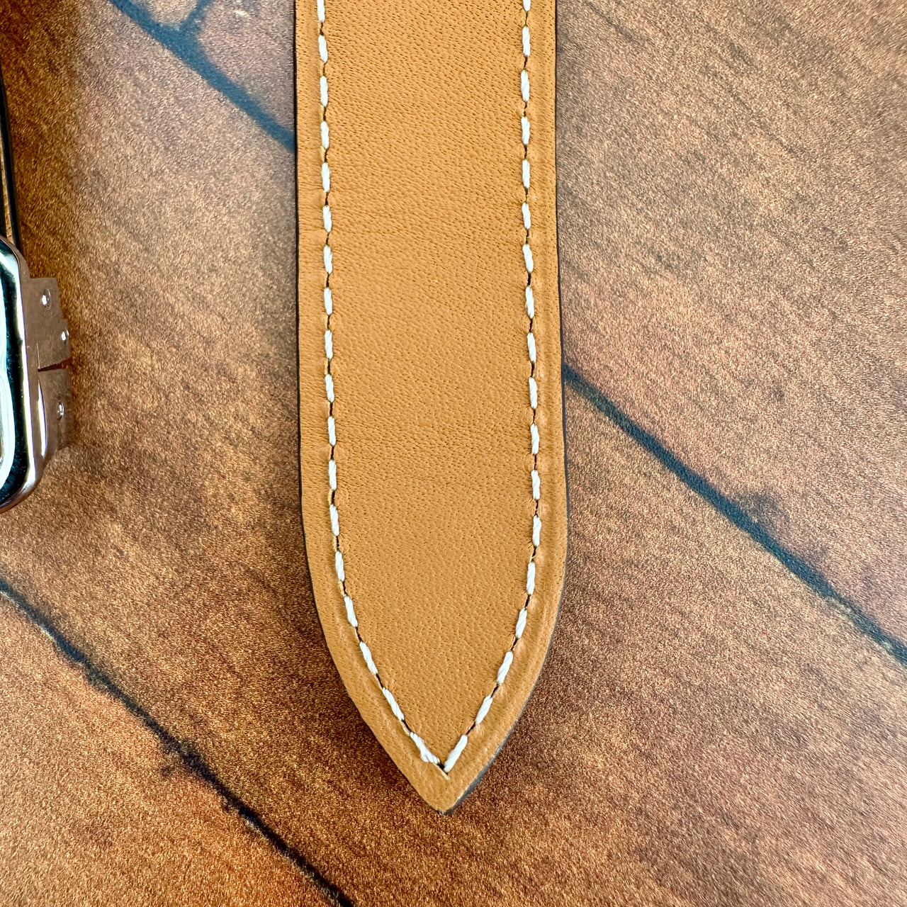 Cartier Tank Solo Replacement Watch Strap in Black Genuine Alligator Leather- Bespoke and Personalised