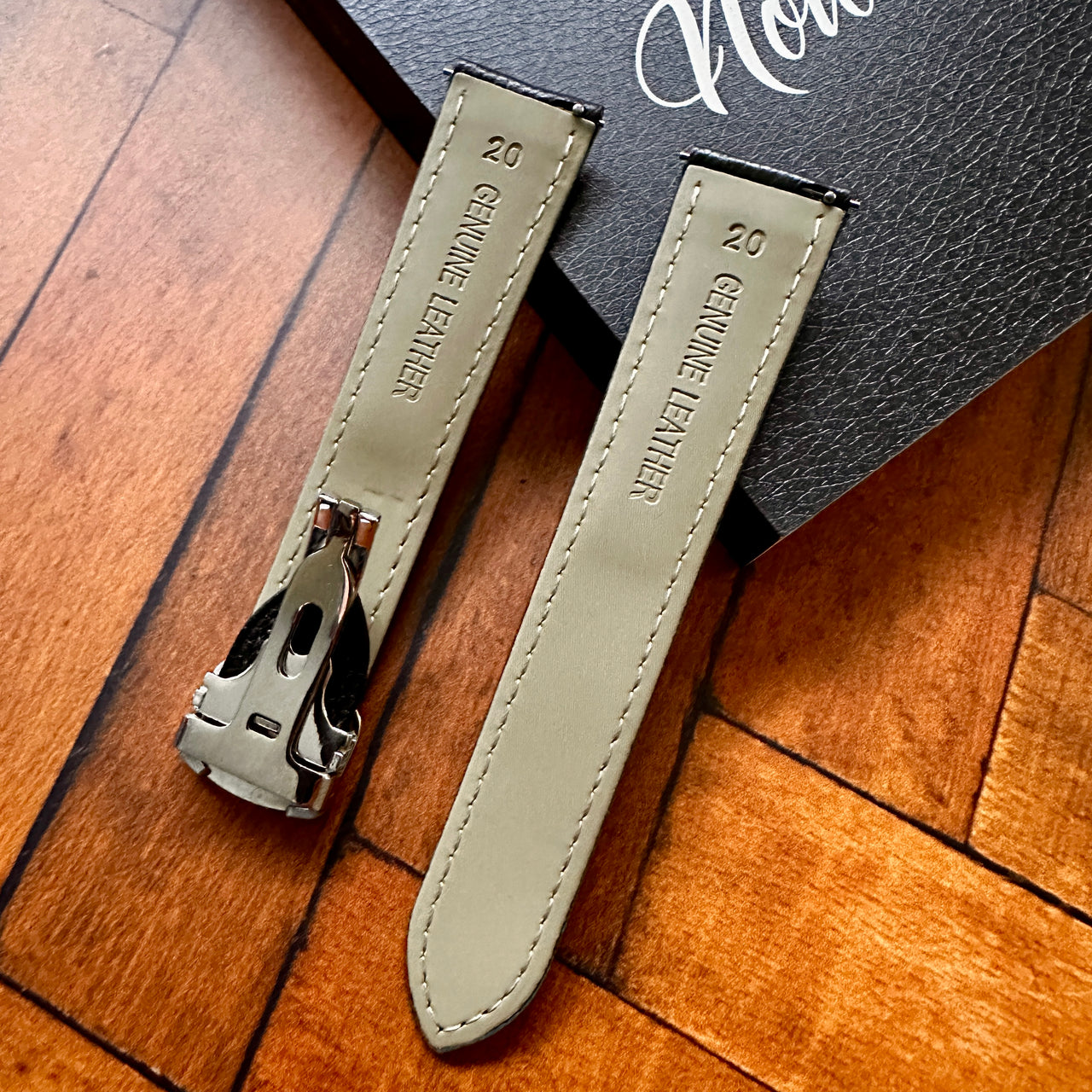 Genuine Leather Replacement Watch Strap For Cartier Tank Solo