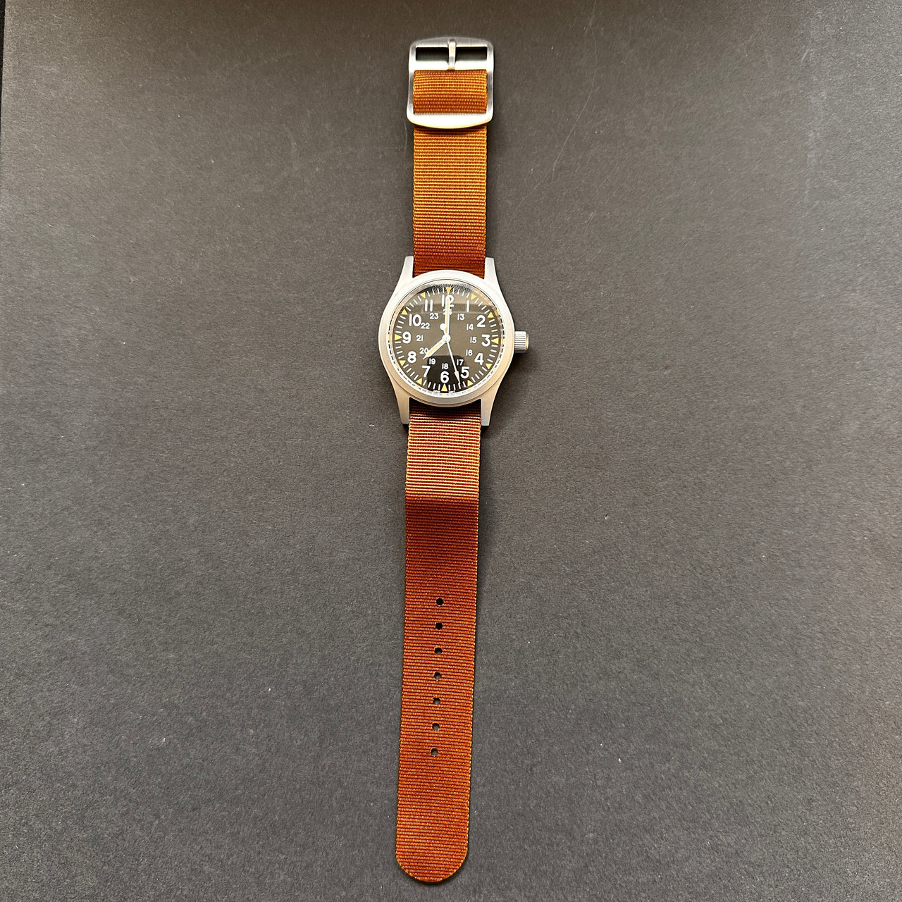 Single Pass Nylon Military Watch Strap Pack Of Four Straps