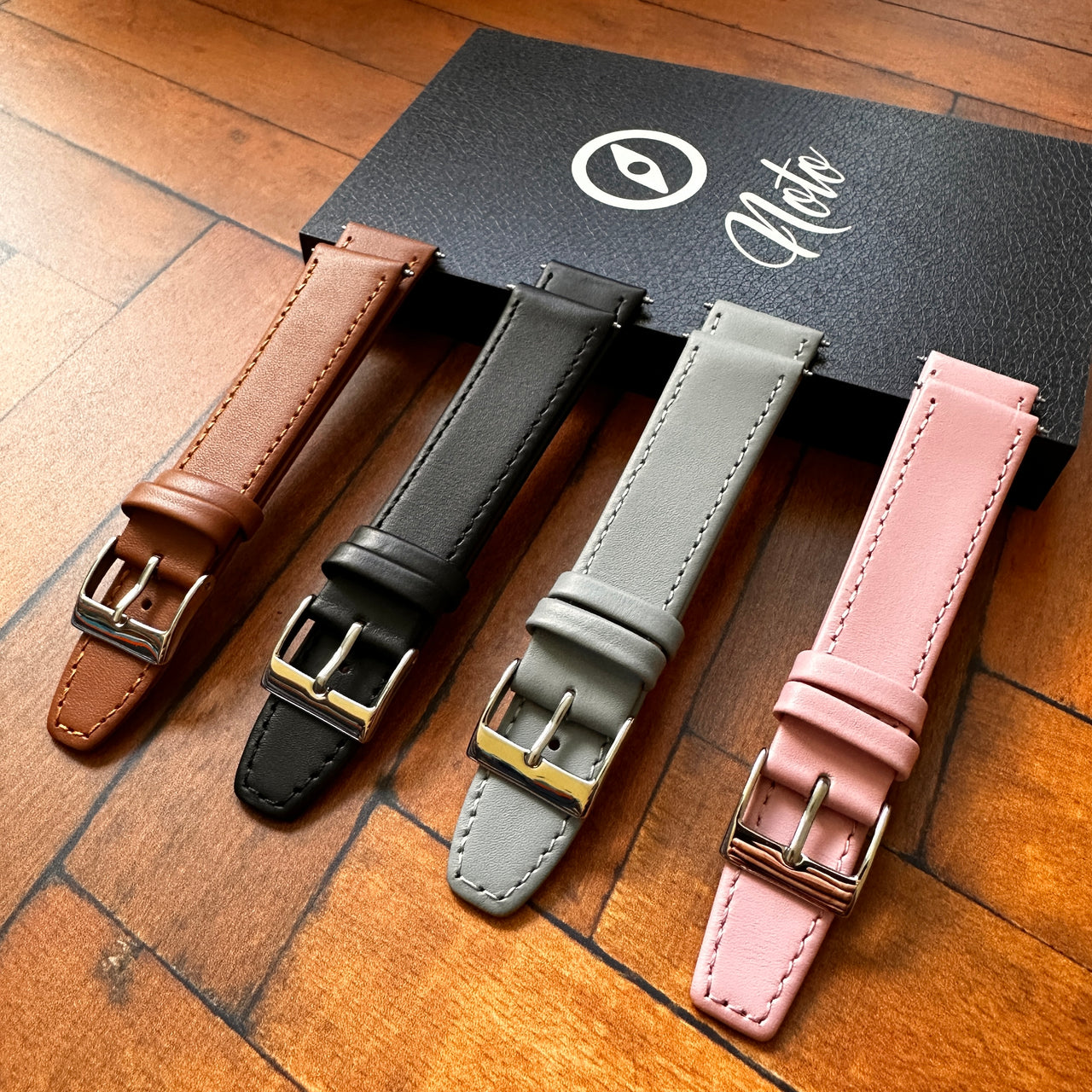 Classic Soft Calfskin Genuine Leather Watch Strap -Dress Style • Soft Padded