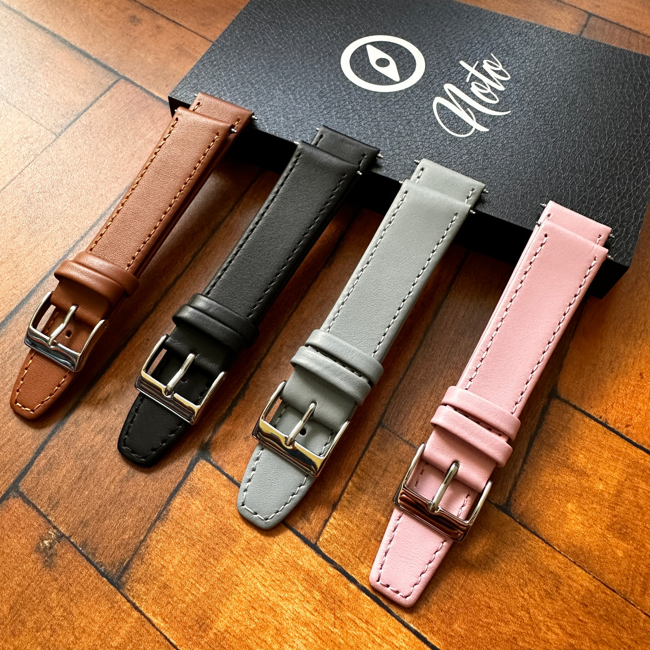 Classic Soft Calfskin Genuine Leather Watch Strap -Dress Style • Soft Padded