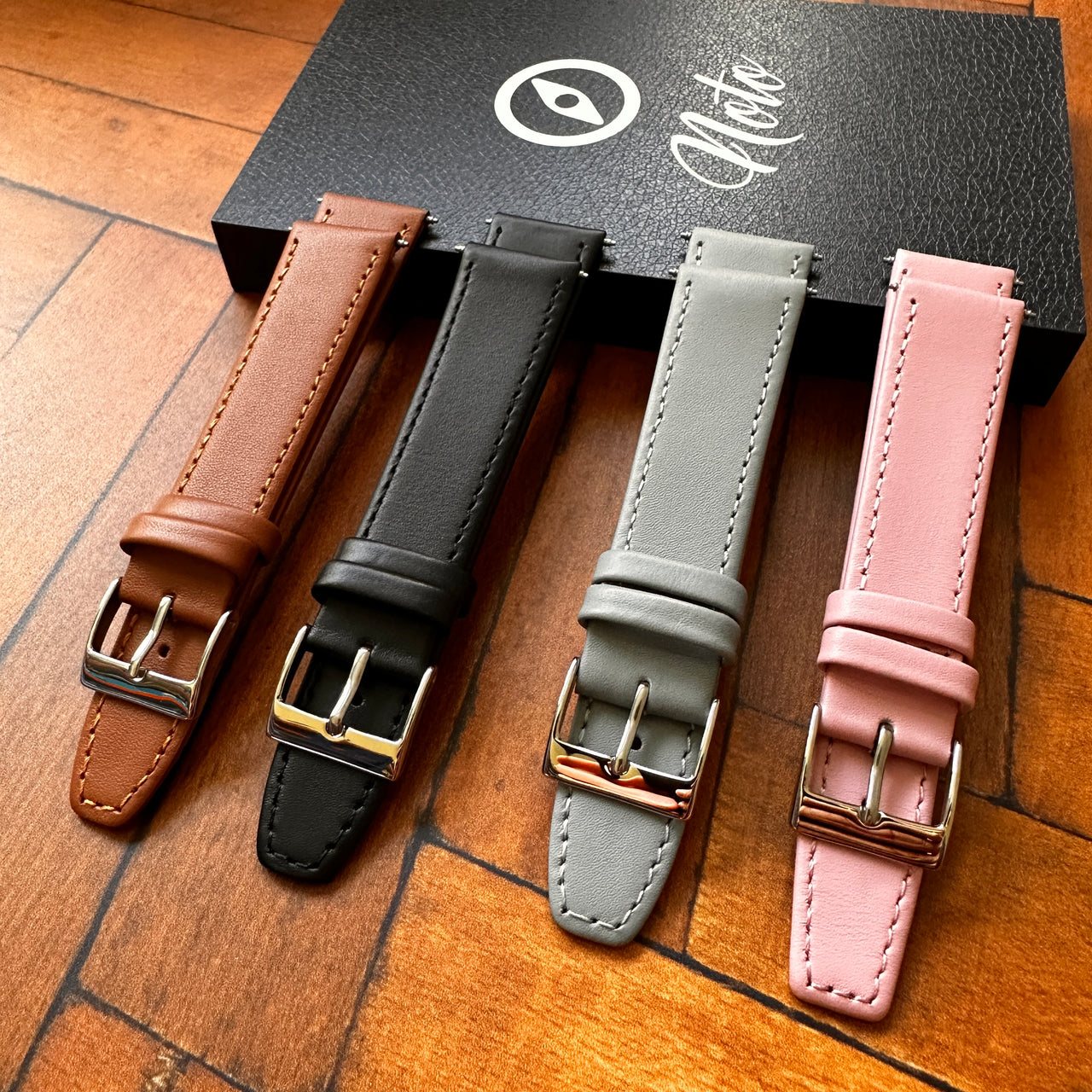 Classic Soft Calfskin Genuine Leather Watch Strap -Dress Style • Soft Padded