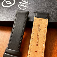 Thumbnail for Classic Soft Calfskin Genuine Leather Watch Strap -Dress Style • Soft Padded