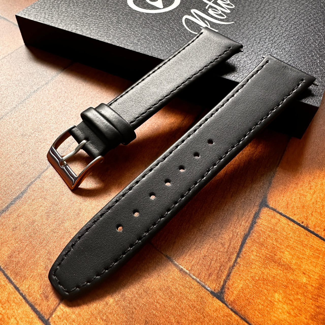 Classic Soft Calfskin Genuine Leather Watch Strap -Dress Style • Soft Padded