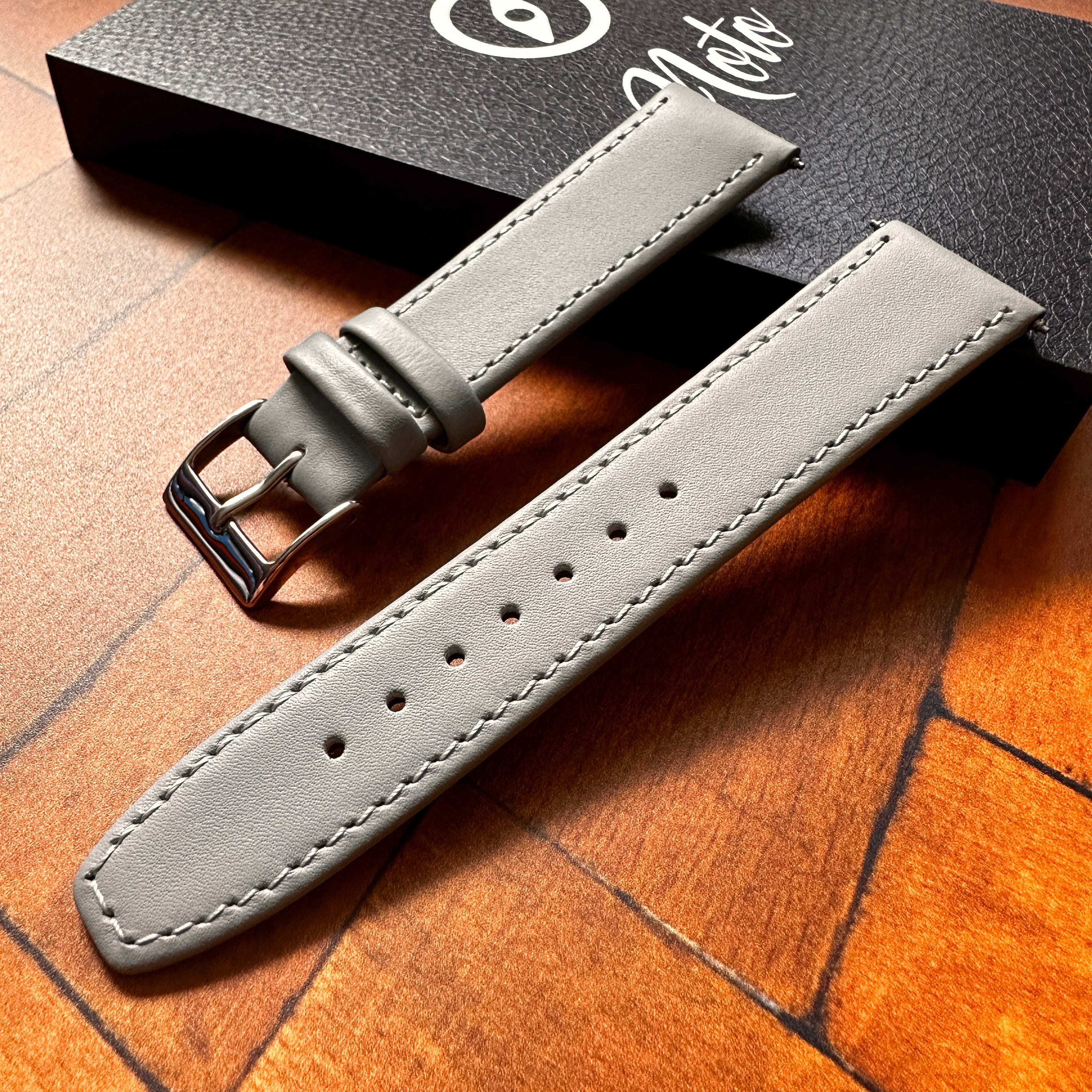 Classic Soft Calfskin Genuine Leather Watch Strap -Dress Style • Soft Padded