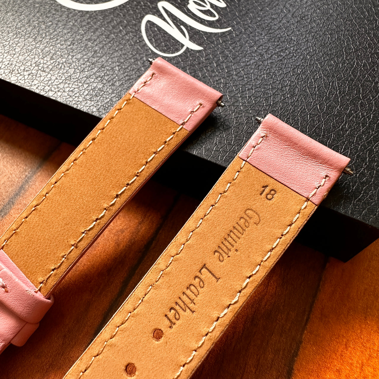 Classic Soft Calfskin Genuine Leather Watch Strap -Dress Style • Soft Padded