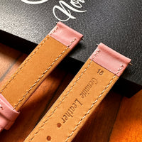 Thumbnail for Classic Soft Calfskin Genuine Leather Watch Strap -Dress Style • Soft Padded
