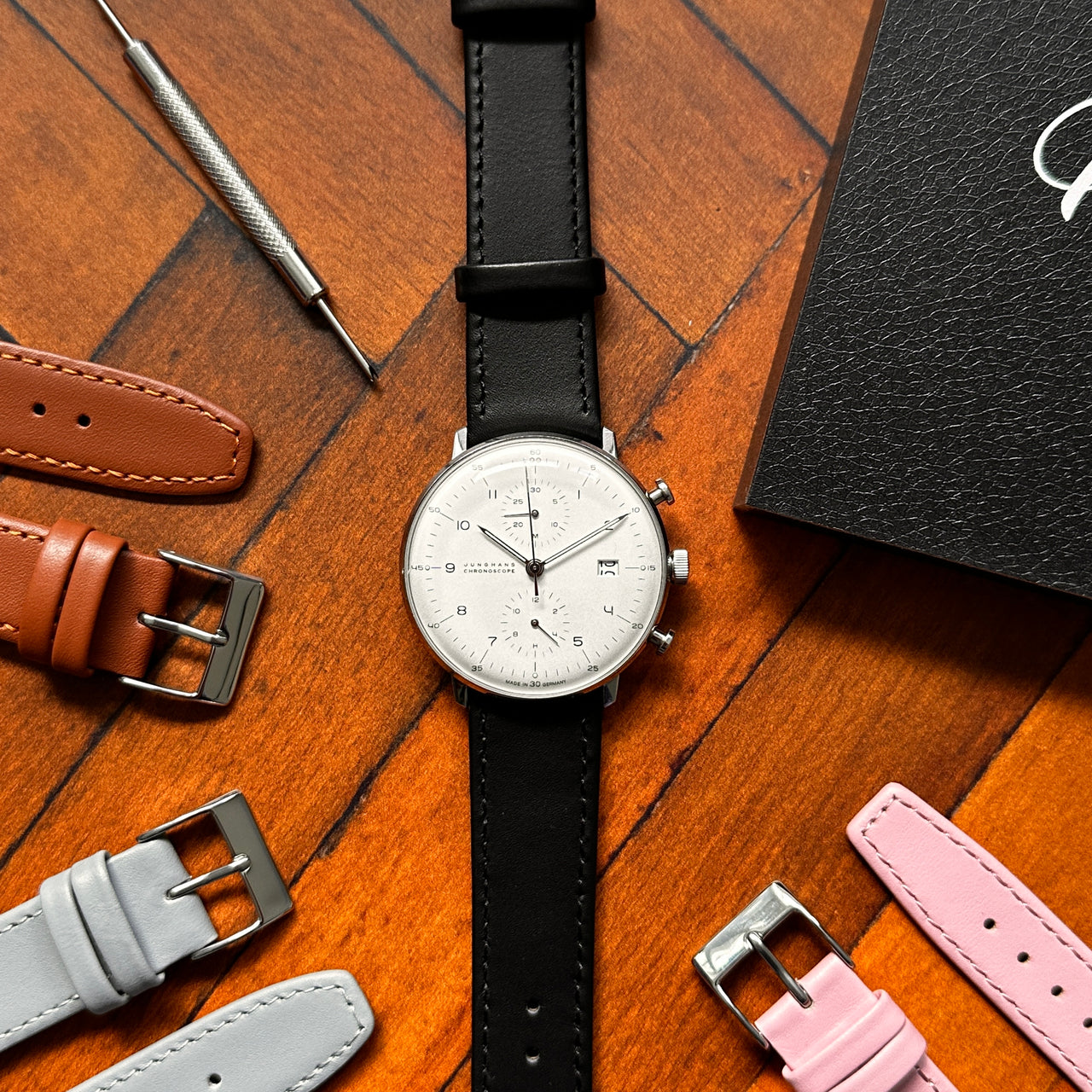 Classic Soft Calfskin Genuine Leather Watch Strap -Dress Style • Soft Padded