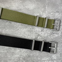 Thumbnail for Nylon Field Watch Strap With Sandblasted Hardware