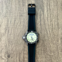 Thumbnail for Black Silicone Rubber Divers Watch Strap