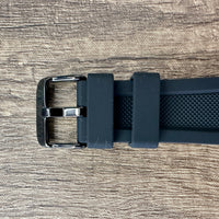 Thumbnail for Black Silicone Rubber Divers Watch Strap