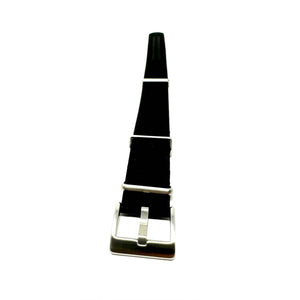 Rubber NATO Strap Black