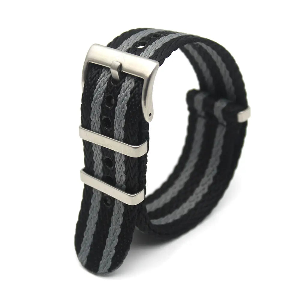 Mako- Luxury Single Pass Military Style Watch Strap