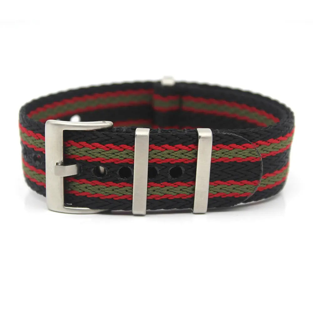 Mako- Luxury Single Pass Military Style Watch Strap
