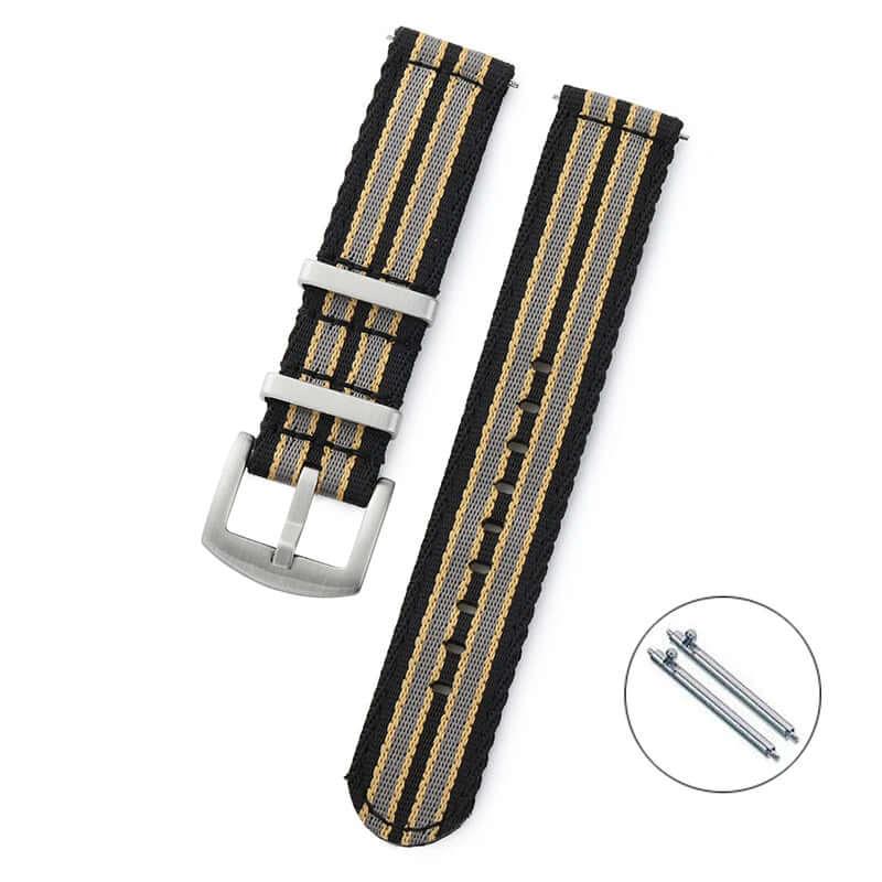 Military Style Strap Two Piece with Quick Release Pins- Garmin Compatible