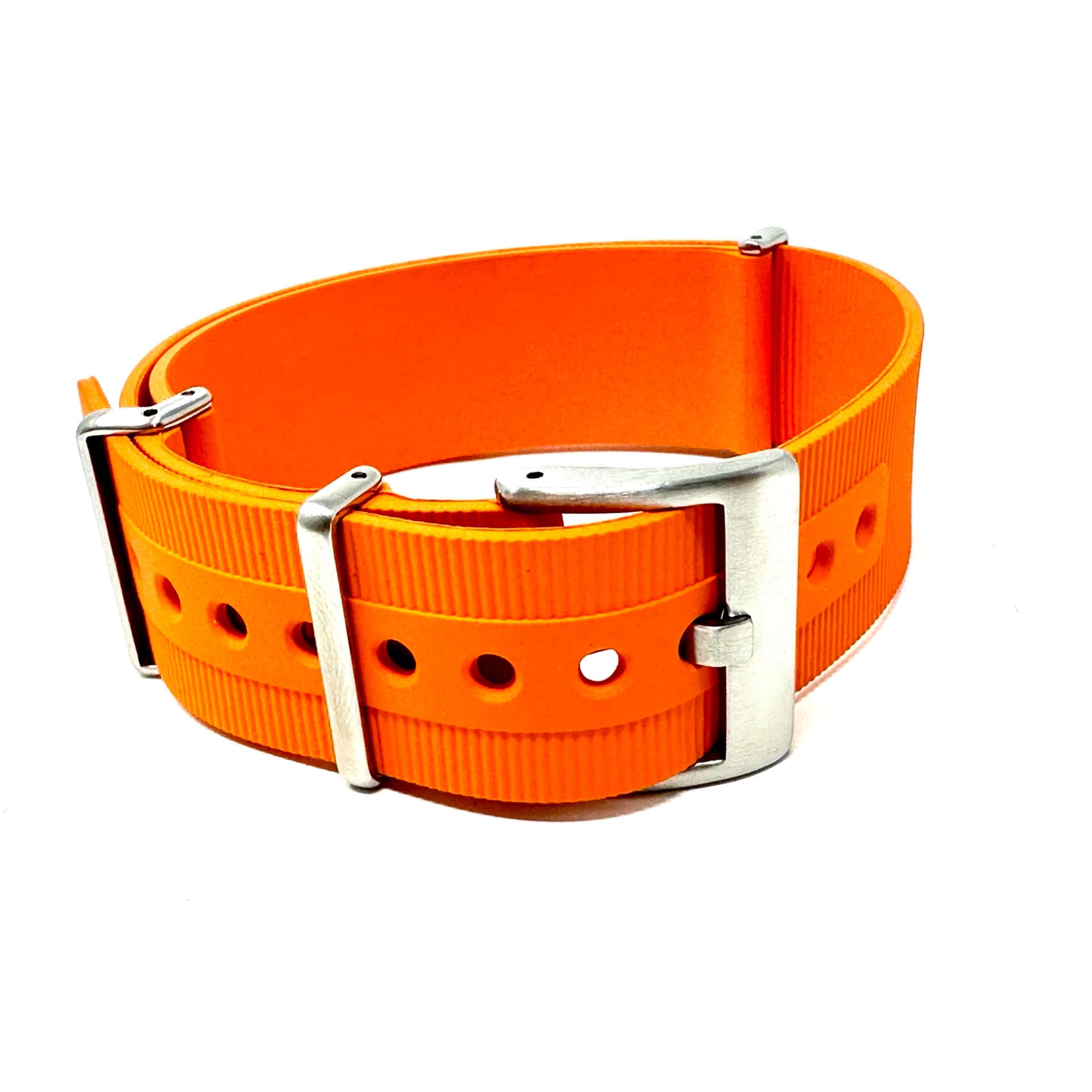 Rubber NOTO Watch Strap Crafted From Premium Ribbed FKM Rubber